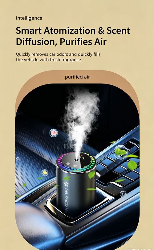 Long Lasting Car Air Vent Aromatherapy Fragrance Auto Odor Eliminator Car Perfume