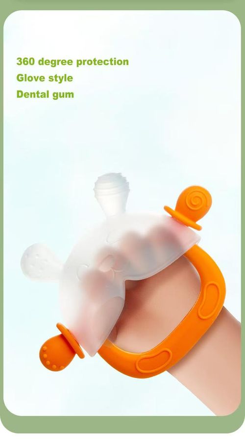 2-pack-Bunny Baby Teether Mitten - No Gagging - Nano Plasma Anti-Dust, BPA FREE Food Grade Silicone, Wearable Anti-Falling Wristband Design, Learning Grasping Toy for 3-18 Months Baby, Sensory Teether - Baby Items, Infant, sohochic, Animals, Bunny Ears