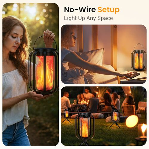 ✨4 Modes Solar Lantern Outdoor Light