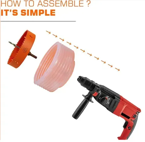 🔥Hole Saw Dust Bowl With handle