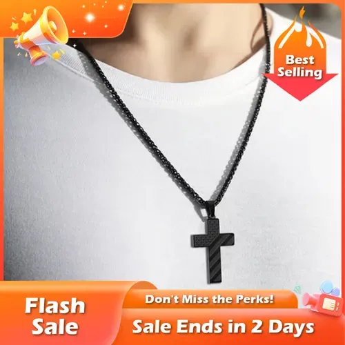 🏆Flash Sale⚡ 50K+ SOLD! Almost Gone-💥🎉✨Flag Cross Necklace,Best Gifts