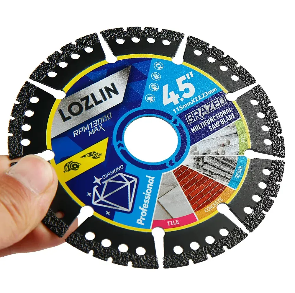 High-Performance Diamond Cutting Disc 115mm — Durable Blade for Angle Grinder