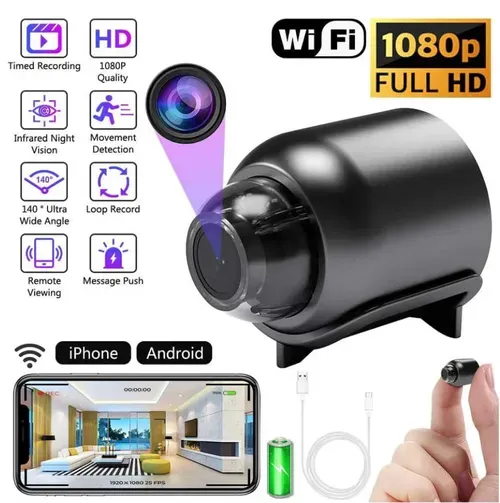 🔥 Mini Full HD 4K Security Camera