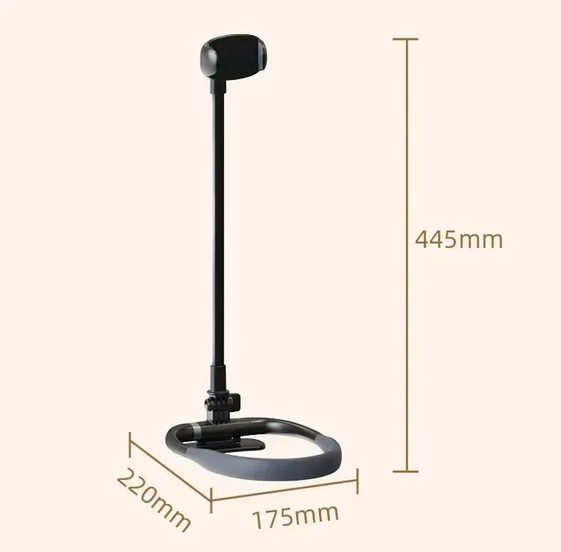 Neck Phone Holder 16 Flexible Gooseneck Magnetic Lock Hands-Free Stand for Bed DeskTravel Fits 4-7 Phones | Live Streaming  Vlogging Mount Cellphone Smartphone Grip Black US Silicone Adjustable Selfie Stick Stabilizer Multifunctional Selfie