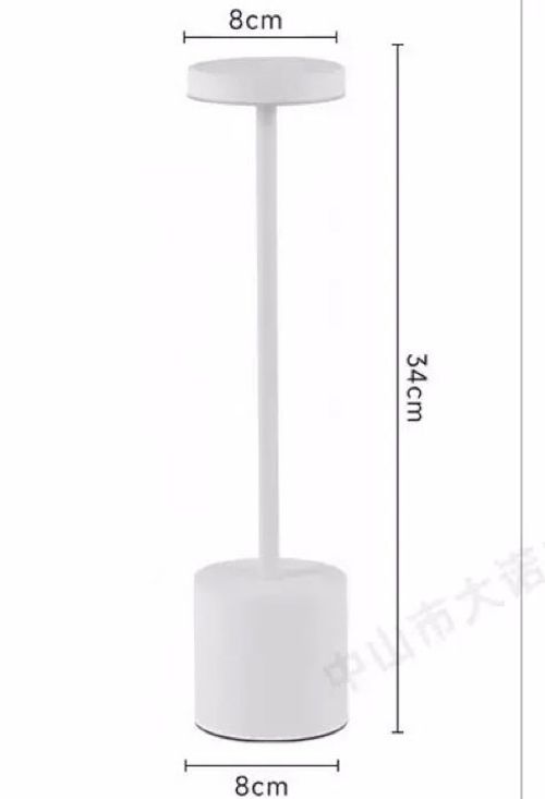 Wholesale Classic Metal LED Table Lamp with Touch Sensor Rechargeable 3 Ambient Colors Night Light for Room Decor