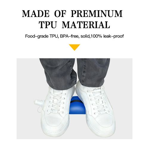 TPU Soft Foldable Kettle, Portable Water Bottle for Outdoor Sports, with Handle for Easy Grip