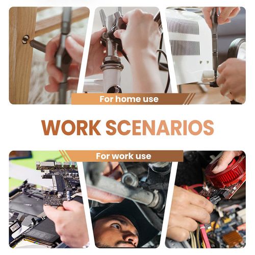 Multifunctional Magnetic Screwdriver Set Detachable T-Shaped Ratchet for Diy Household Maintenance Tool Kit