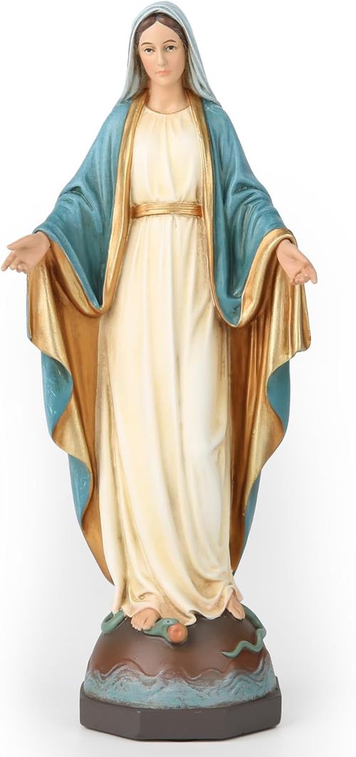 7 Inch Our Lady of Grace Resin Statue