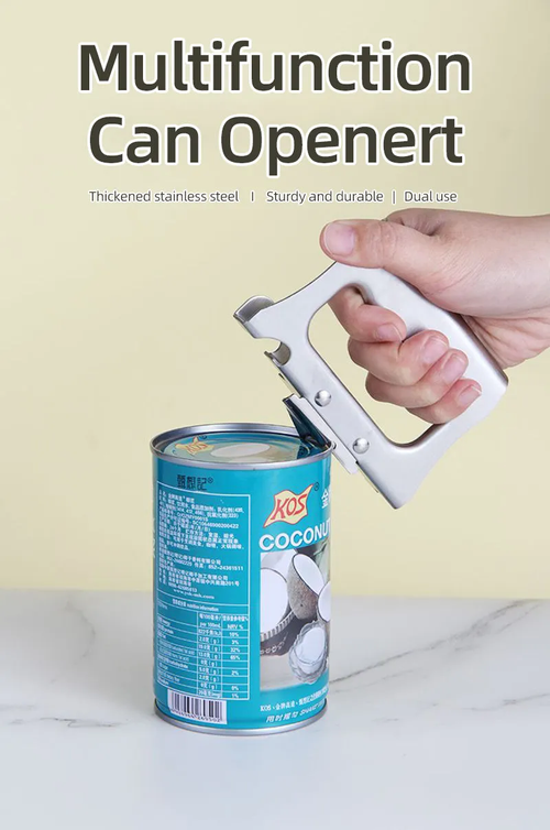 Manual Can Opener Stainlee Steel Heavy Duty Can Jar Beer Opener Household Kitchen Utensil Tools