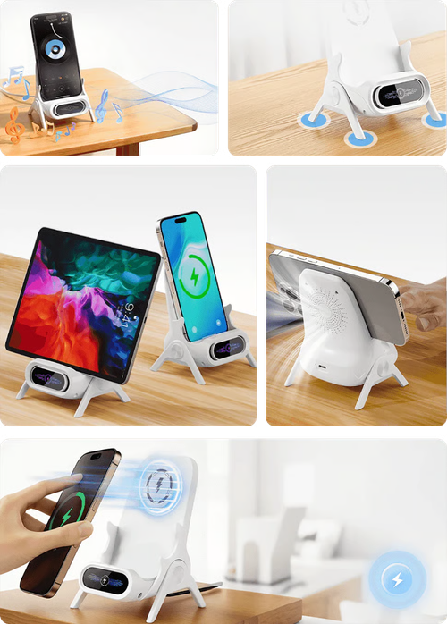 Multifunctional Wireless Fast Charger Phone Stand