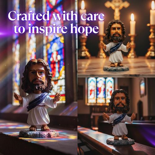 Jesus Bobblehead 4.3 inches (purple)