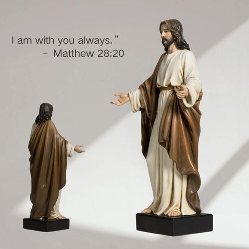 12-inch hand-painted Jesus Christ statue for home decoration