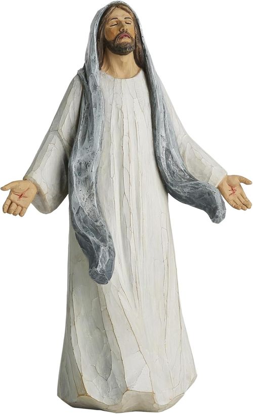 Statue of Jesus Christ with open arms—a religious gift suitable for the modern home