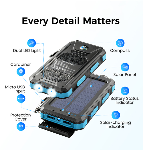 🔥LAST DAY 50% OFF🔥Solar Power Bank