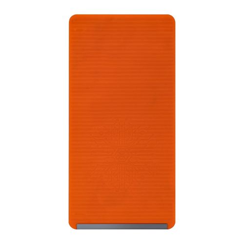 Flexible Silicone Aluminum Phone Stand, Bendable Rollable Foldable Design（Orange）
