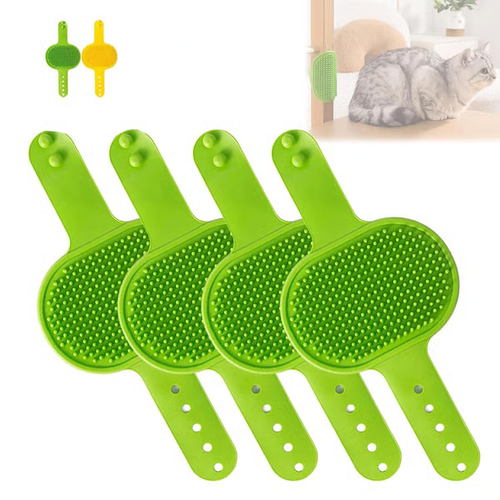 Cat Self-Grooming Strap: Brush, Massage & De-Shed in One