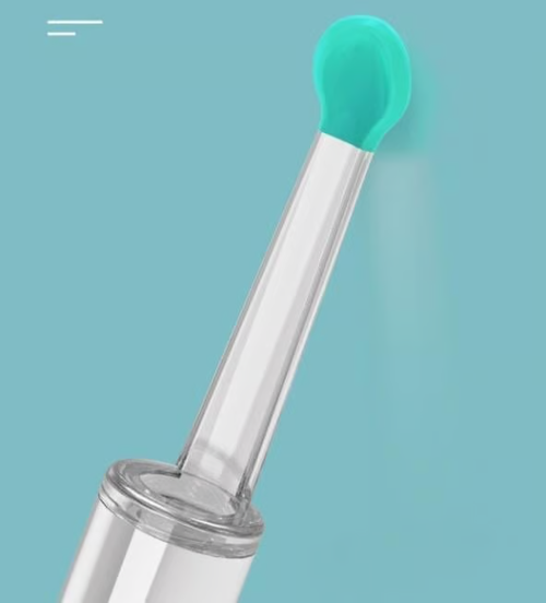 Wi -Fi visible wax elimination spoon-1080P HD load otoscope（BLACK）