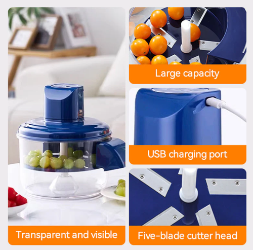 Transparent Electric Fruit and Vegetable Peeler