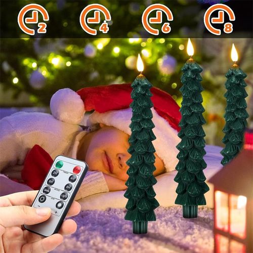🎁Last Day Promotion 50% OFF🔥flameless Christmas tree candles