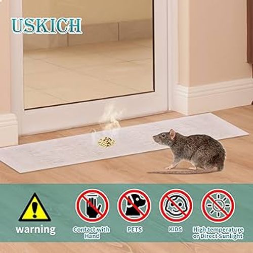Giant Foldable Glue Trap for Mice & Rats（11 x 47 inches）