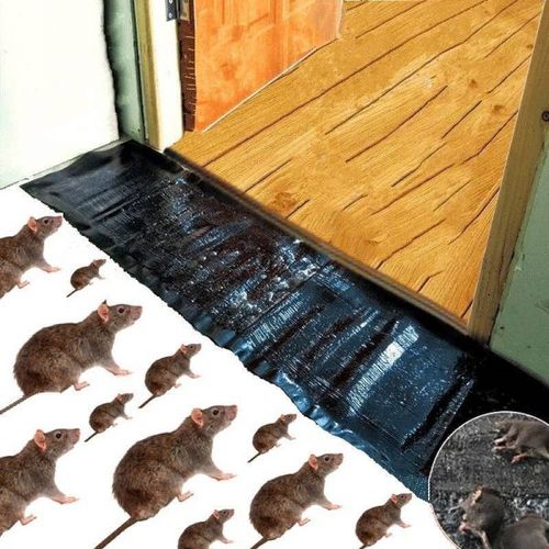 Giant Foldable Glue Trap for Mice & Rats（11 x 47 inches）