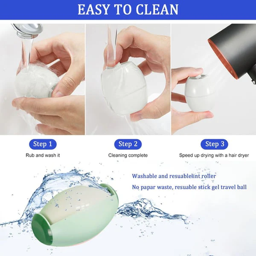 Reusable & Washable Roller Sticker（Green）