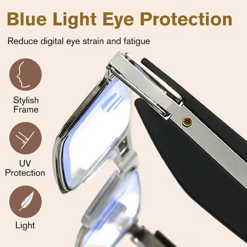 Foldable Anti-Blue Light Reading Glasses (With Free Case)