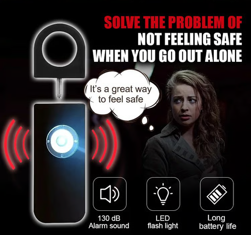 Outdoor Security Alarm Keychain