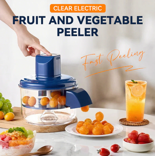 Transparent Electric Fruit and Vegetable Peeler