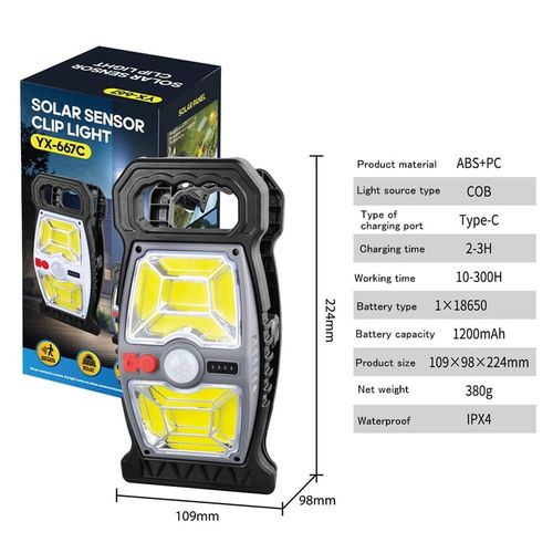 Clip On Solar Lights Outdoor Waterproof