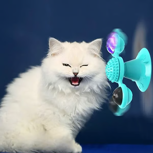 Interactive Windmill Cat Toys（YELLOW）
