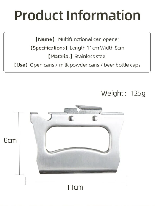 Manual Can Opener Stainlee Steel Heavy Duty Can Jar Beer Opener Household Kitchen Utensil Tools