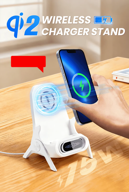 Multifunctional Wireless Fast Charger Phone Stand