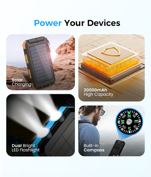 🔥LAST DAY 50% OFF🔥Solar Power Bank