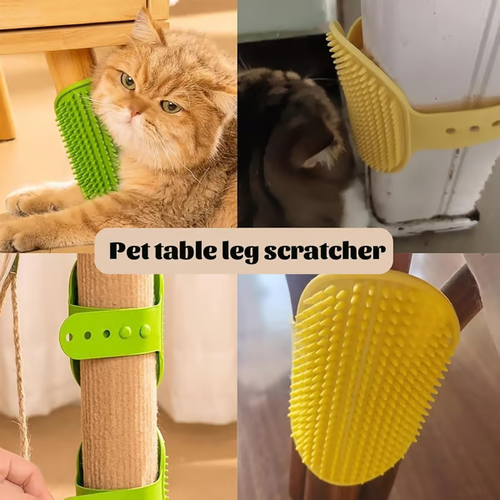 Cat Self-Grooming Strap: Brush, Massage & De-Shed in One