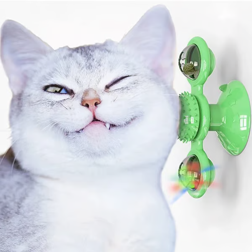 Interactive Windmill Cat Toys（YELLOW）
