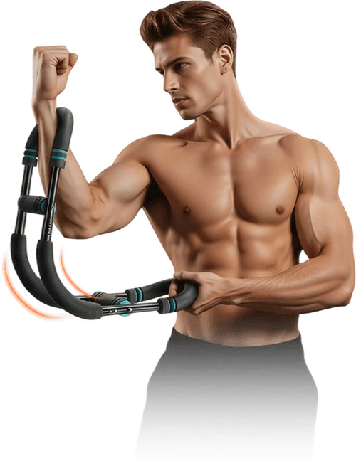 Adjustable weight bar for arm trainers, arm and torso strength training equipment, portable training device for home gyms and fitness