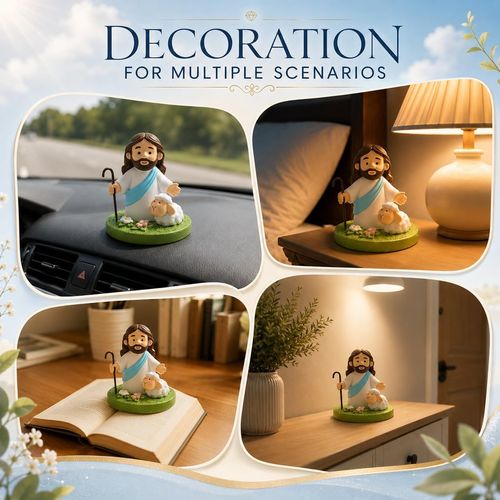 3-inch Good Shepherd statue