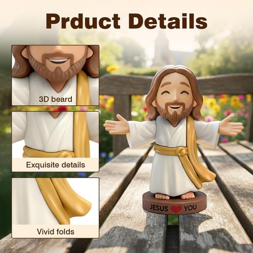 4-inch mini Jesus figurine