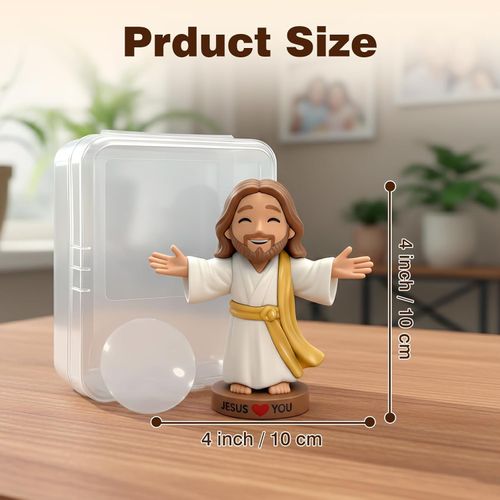 4-inch mini Jesus figurine