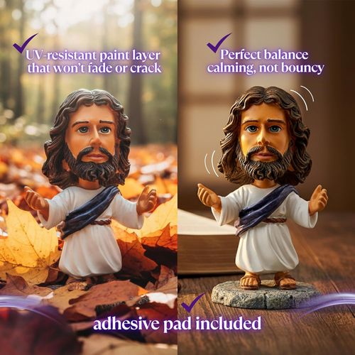 Jesus Bobblehead 4.3 inches (purple)