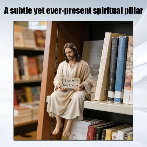 Miniature handmade seated Jesus statue gift