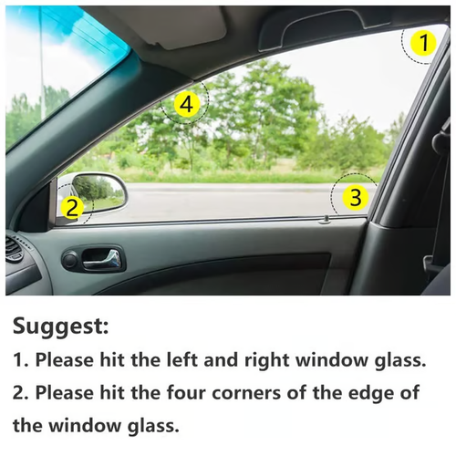 Upgraded car window breaker