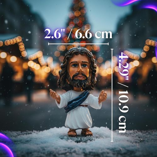 Jesus Bobblehead 4.3 inches (purple)