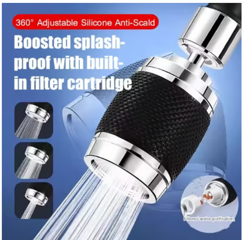 Splash proof booster swivel kitchen filter tap