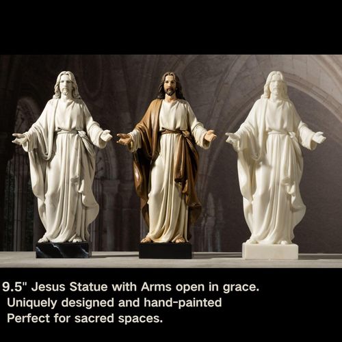 12-inch hand-painted Jesus Christ statue for home decoration