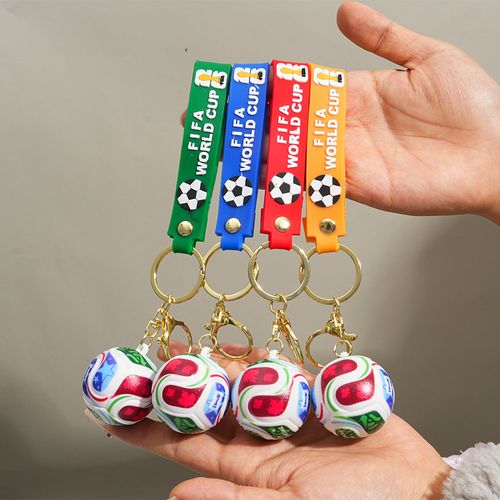 2026 USA-Canadian Cup Keychain, Fan Merchandise, Souvenir, Soccer Ball Pendant, Creative Cartoon Gift