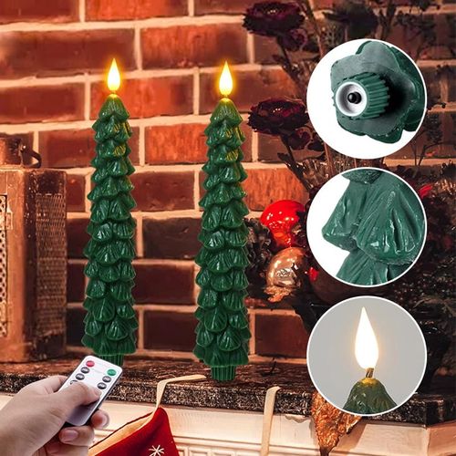 🎁Last Day Promotion 50% OFF🔥flameless Christmas tree candles