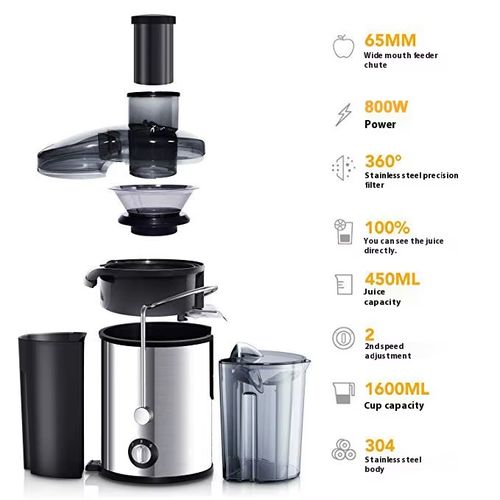 Special Multifunctional Stainless Steel Household Juicer Cross-Border Citrus Juicer with British American European Standards