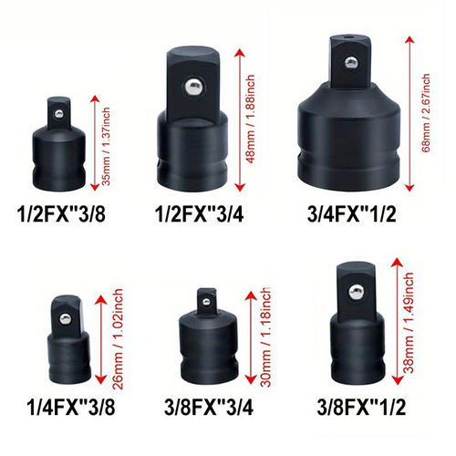 Exclusive Offer💥6 Piece Impact Socket Adapter Set